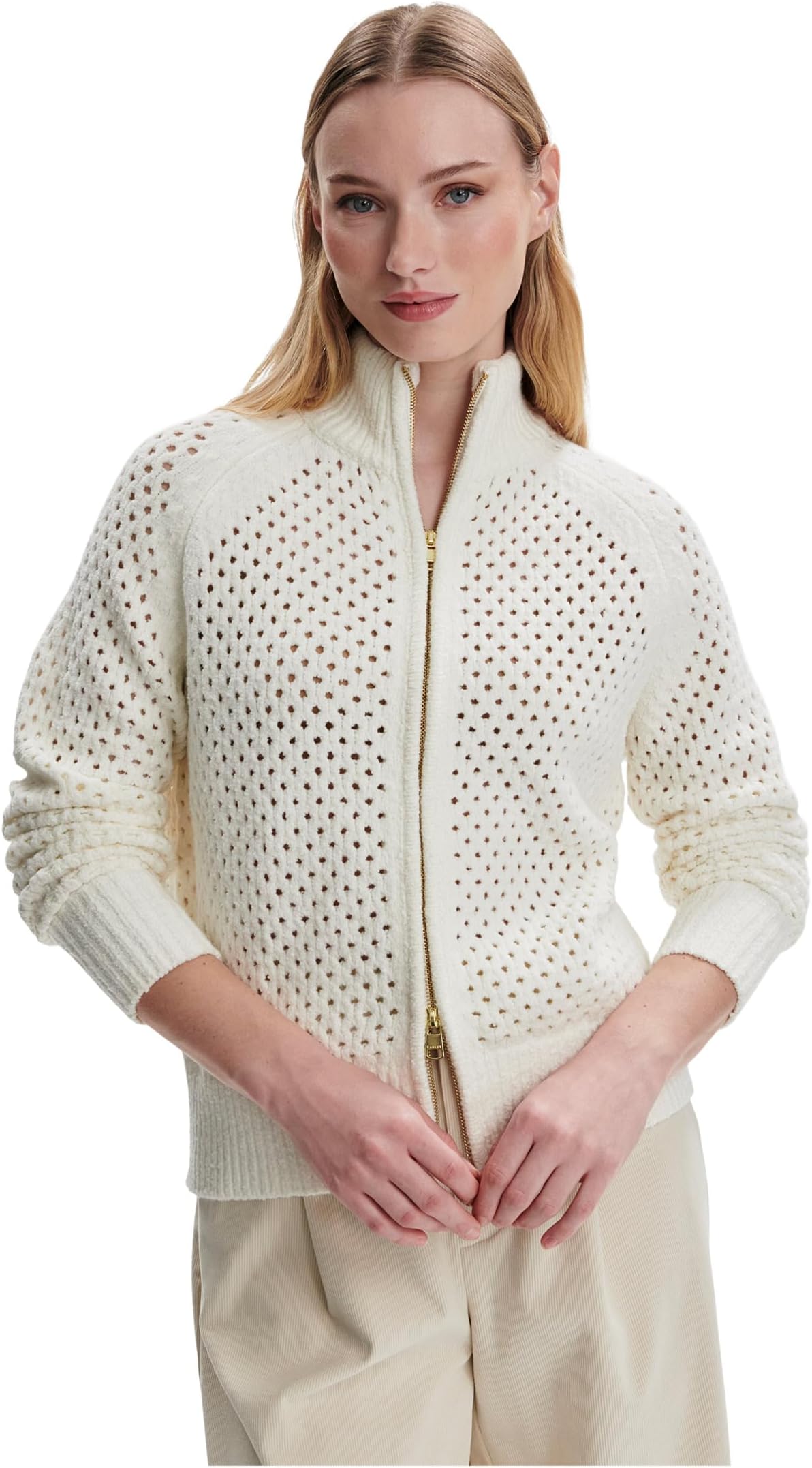 

Куртка Varley Mandy Boucle Knit Jacket, цвет Coconut Milk