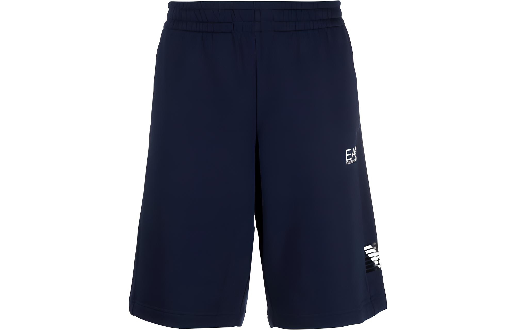 

Повседневные шорты мужские синие EMPORIO ARMANI