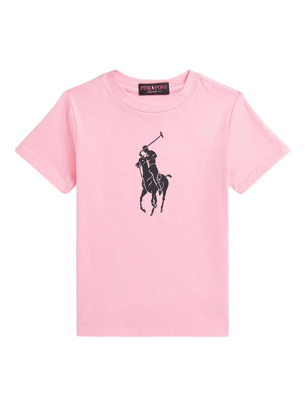 

Футболка с принтом Polo Pony POLO RALPH LAUREN KIDS, розовый