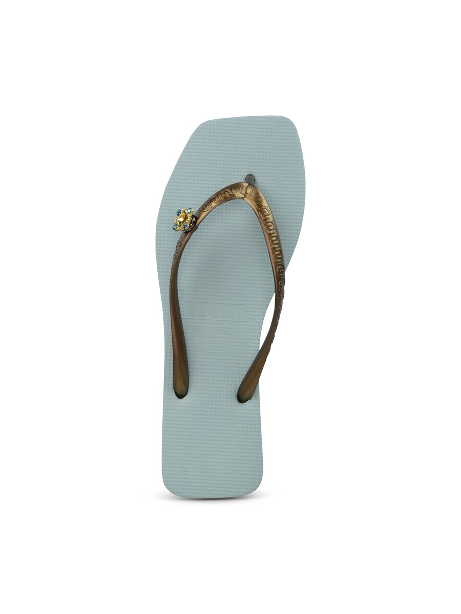 Сандалии с Т-образной перемычкой Uzurii Luxury Footwear Beach Azul, синий — фото 2