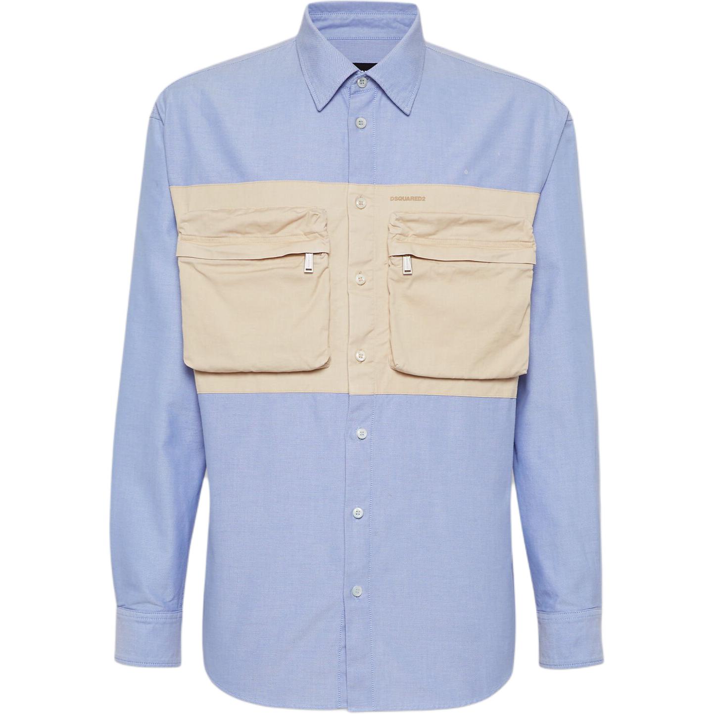 

Dsquared 2 Хлопковая рубашка DSQUARED2 с накладными карманами