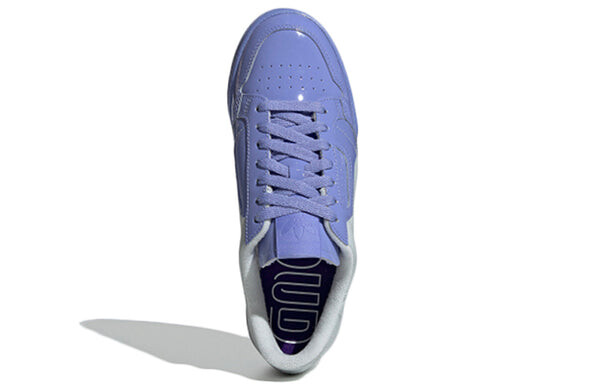Кроссовки оригинальные континентальные 80 Adidas, голубой — фото 4