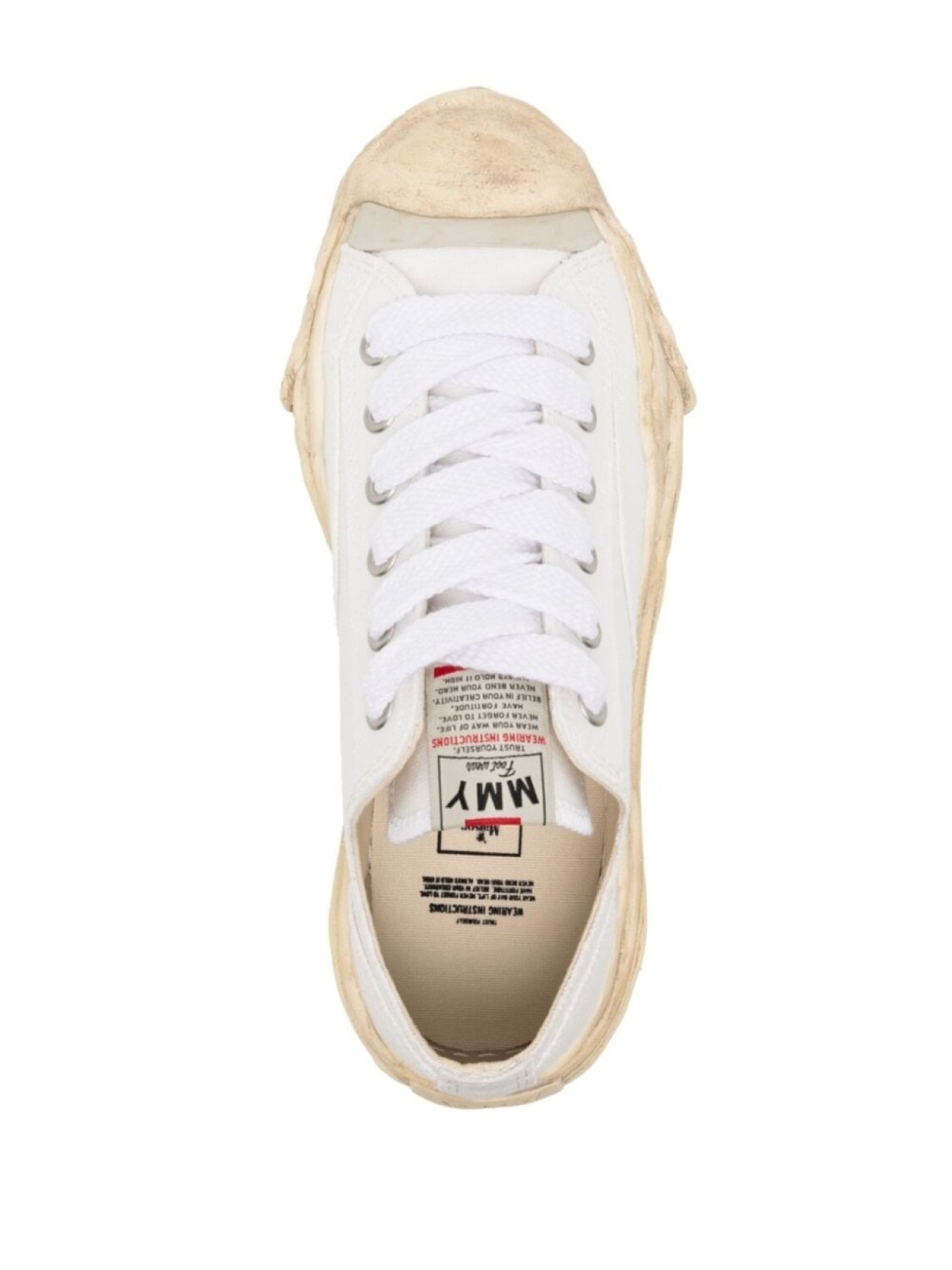 Maison MIHARA YASUHIRO кеды HANK VL OG Sole Canvas, белый — фото 4