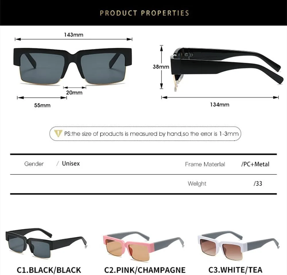 

Маленькие солнцезащитные очки-полуочки для женщин, модные винтажные очки для мужчин, роскошные солнцезащитные очки с защитой от УФ-излучения UV400 TVTBBVV, Green