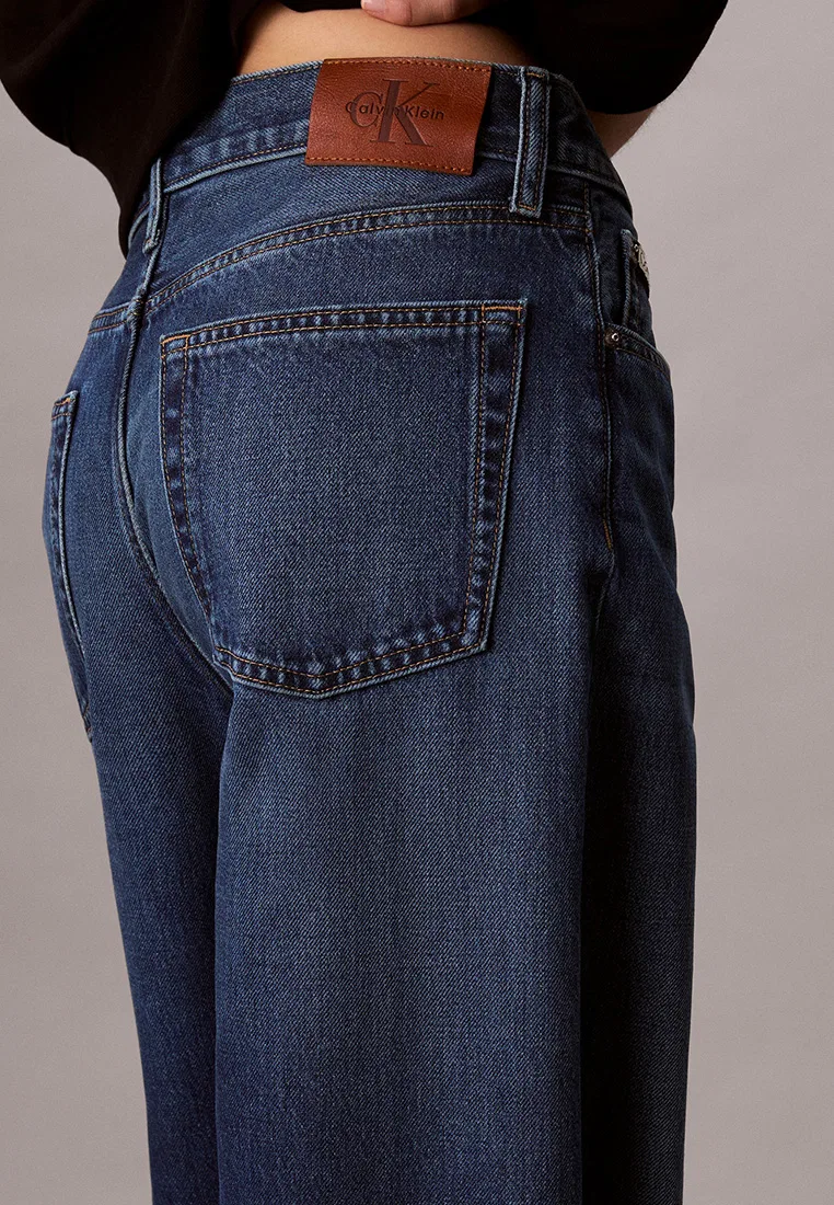 Джинсы, свободные с заниженной талией, Calvin Klein Jeans — фото 3