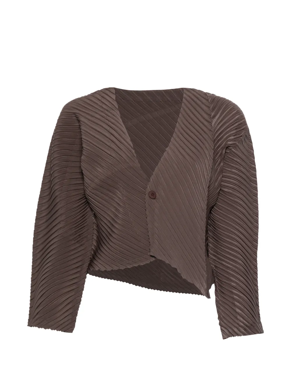 

Плиссированная блузка Issey Miyake, коричневый
