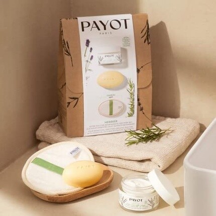 Крем для лица Payot — Herbier Box Универсальный + питательный массажный батончик, 50 мл — фото 2