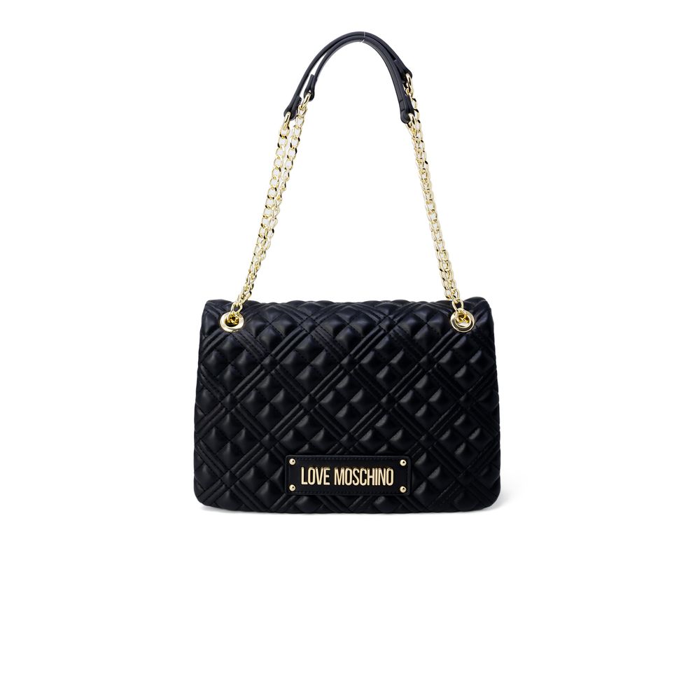 

Золотая полиэтиленовая сумка LOVE MOSCHINO