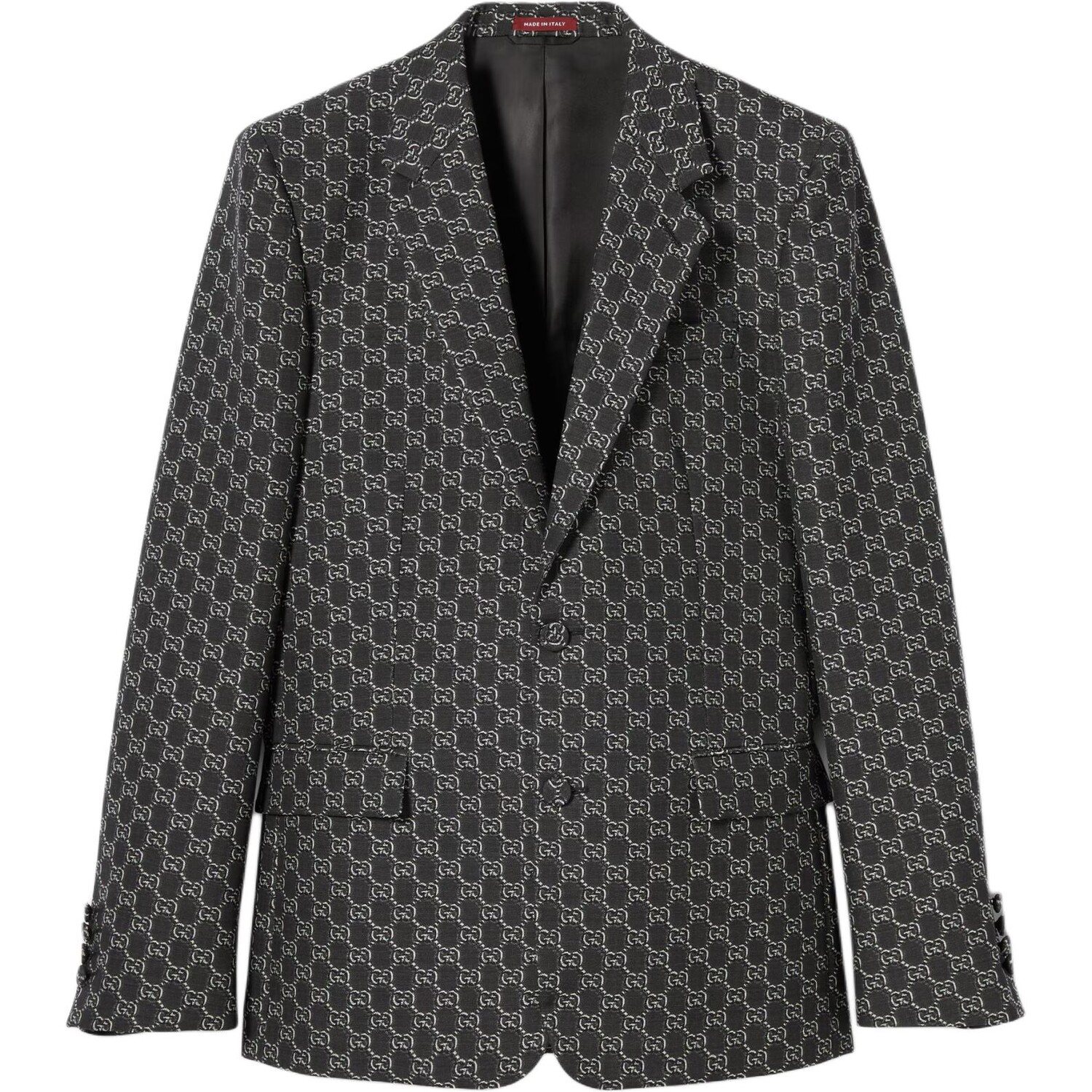 

Деловой костюм мужской серый Gucci, серый