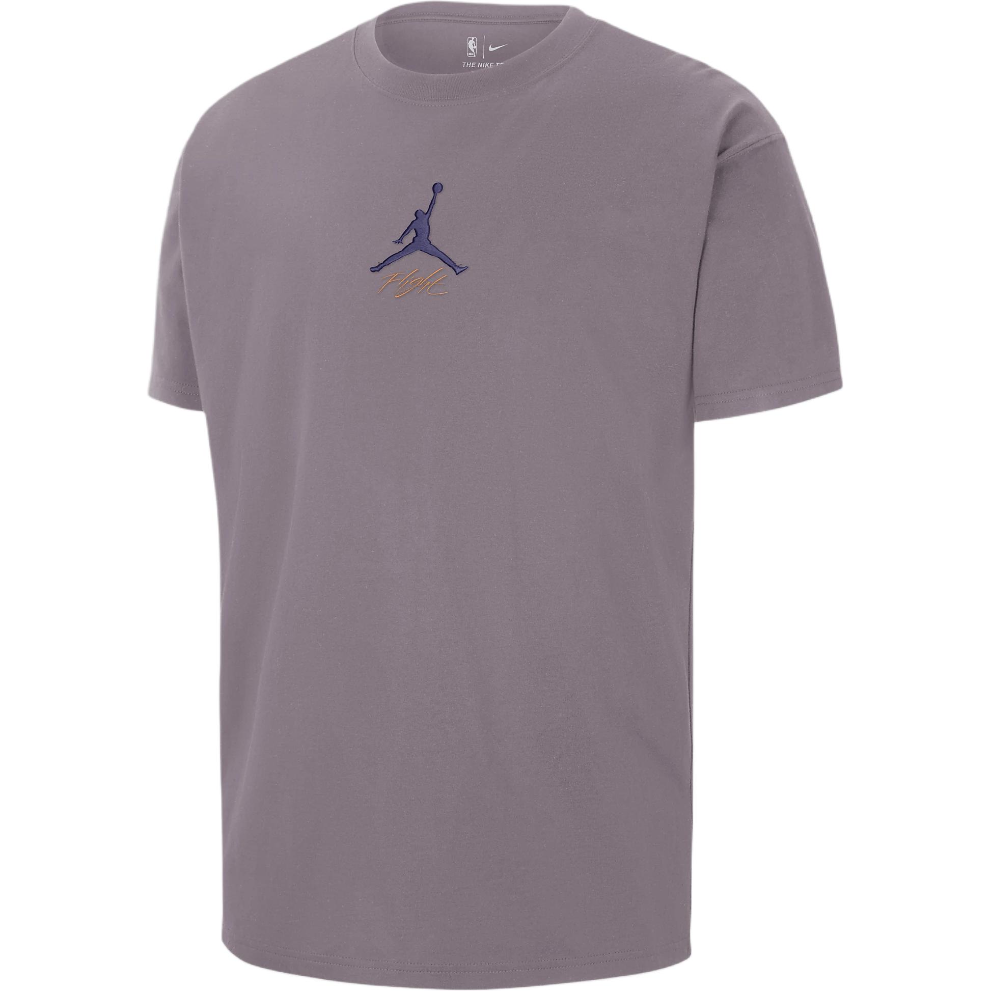Футболка Phoenix Suns Courtside Statement Edition мужская НБА Jordan, дымчато-фиолетовая — фото 2