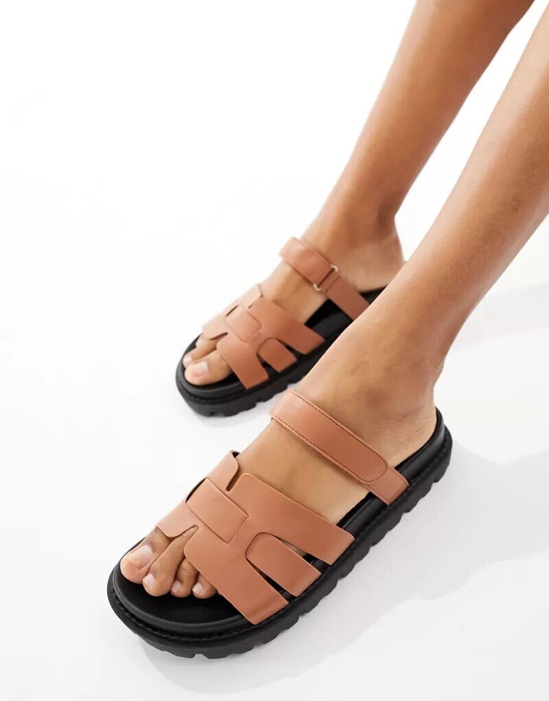 Светло-коричневые сандалии Simmi London Adelle SIMMI Shoes