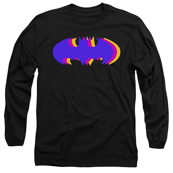 

Футболка с длинным рукавом Batman tri colored symbol Licensed Character