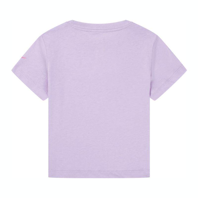 Nike Футболка SS25 светло-фиолетовая для детей 3-7 лет — фото 3