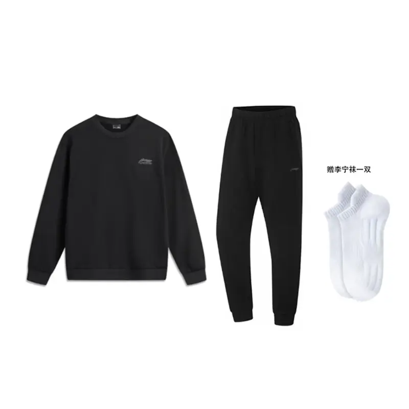 

LINING Повседневная спортивная одежда Unisex Black+Black