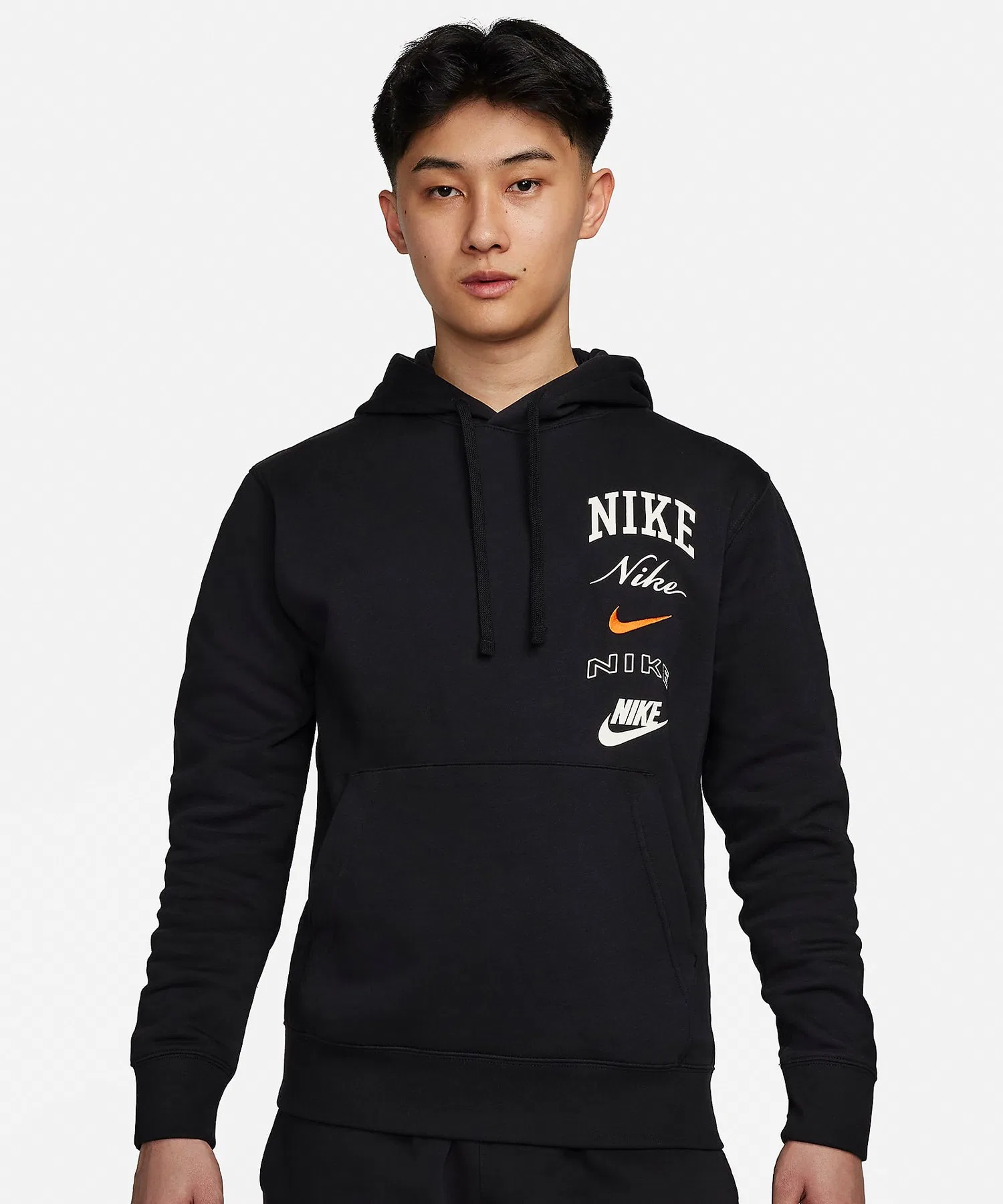 Толстовка с капюшоном NIKE, стандартный крой, модели FN2635-010/FN2635-063/FN2635-677 — фото 2