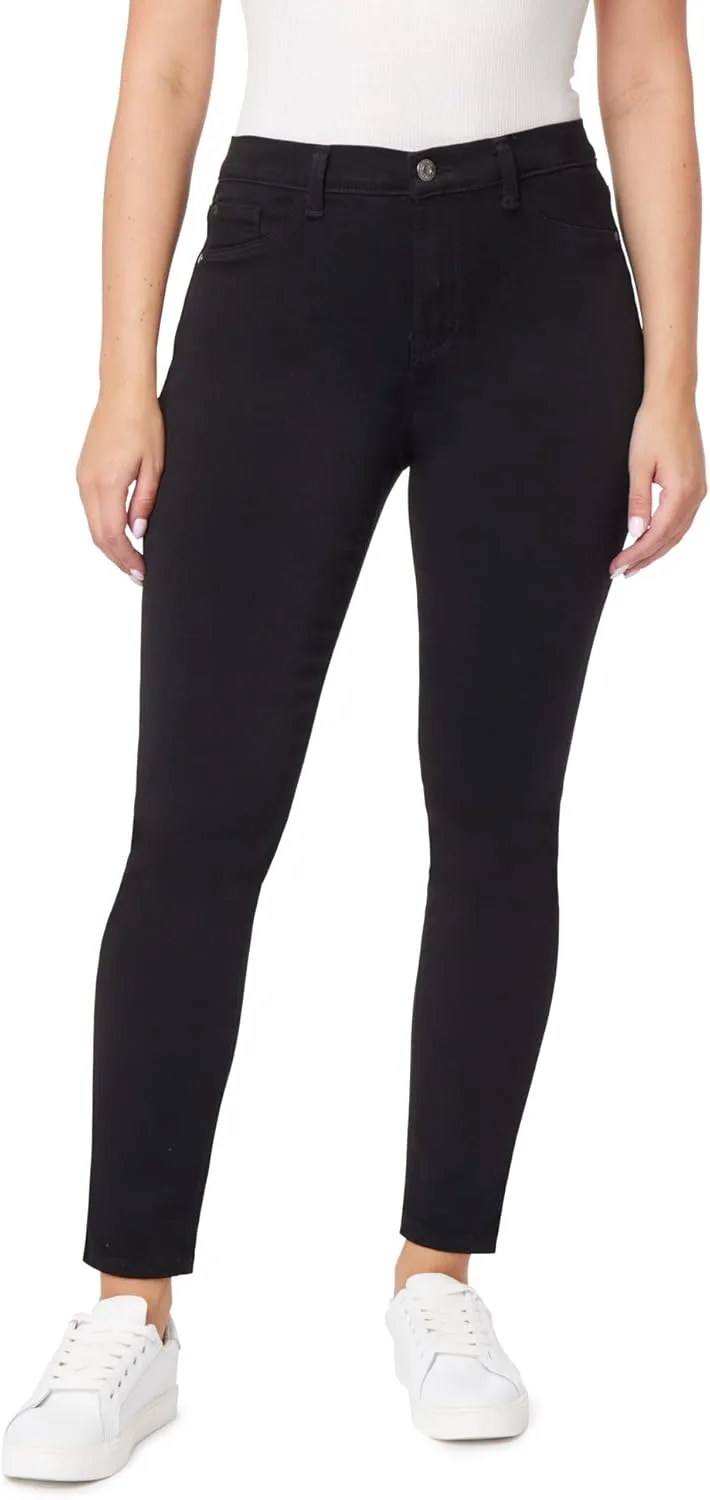 

Джинсы Kensie для женщин Kelsey Clean Hem High Rise Liquid Skinny, длина по внутреннему шву 28 дюймов