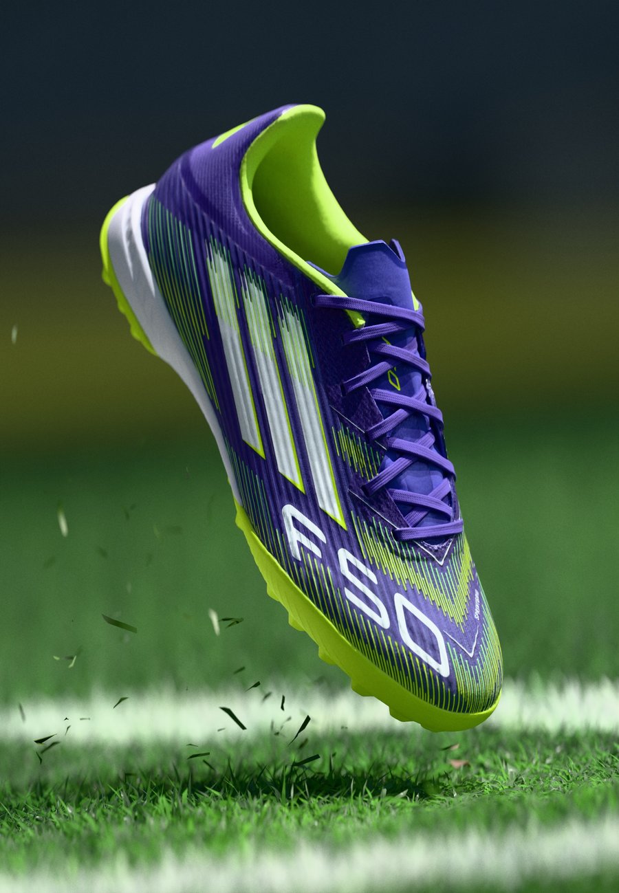 

Кроссовки Adidas Performance F50 LEAGUE TURF FOOTBALL BOOTS, Purple Rush/Footwear White/Lucid Lemon/Purple