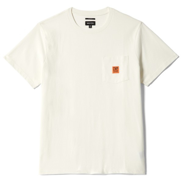 

Футболка Global hw s/s boxy pkt tee - t-shirt Brixton, белый