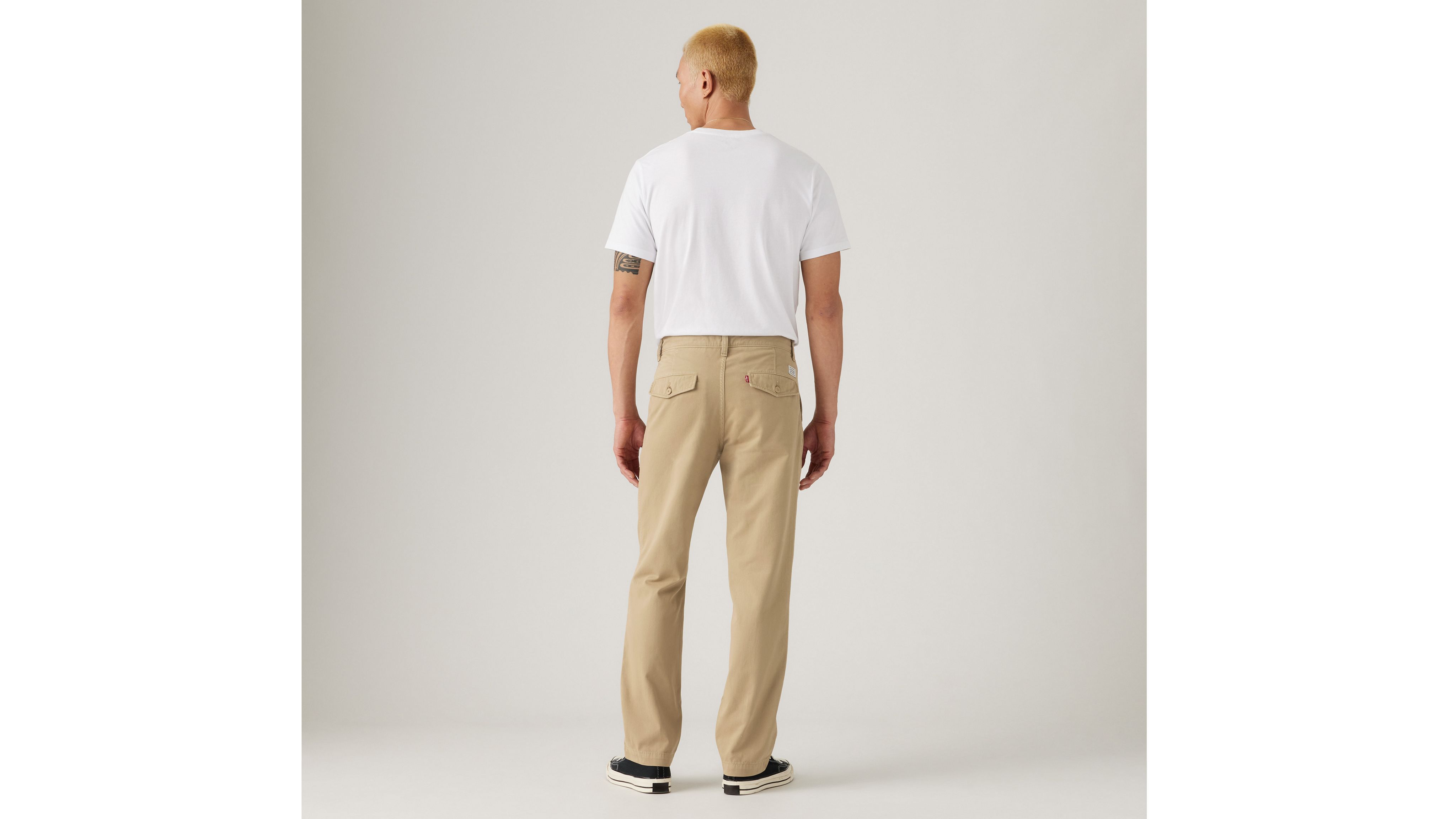 Мужские брюки Xx Chino Authentic свободного кроя Levi's, Sand Khaki - Tan — фото 3