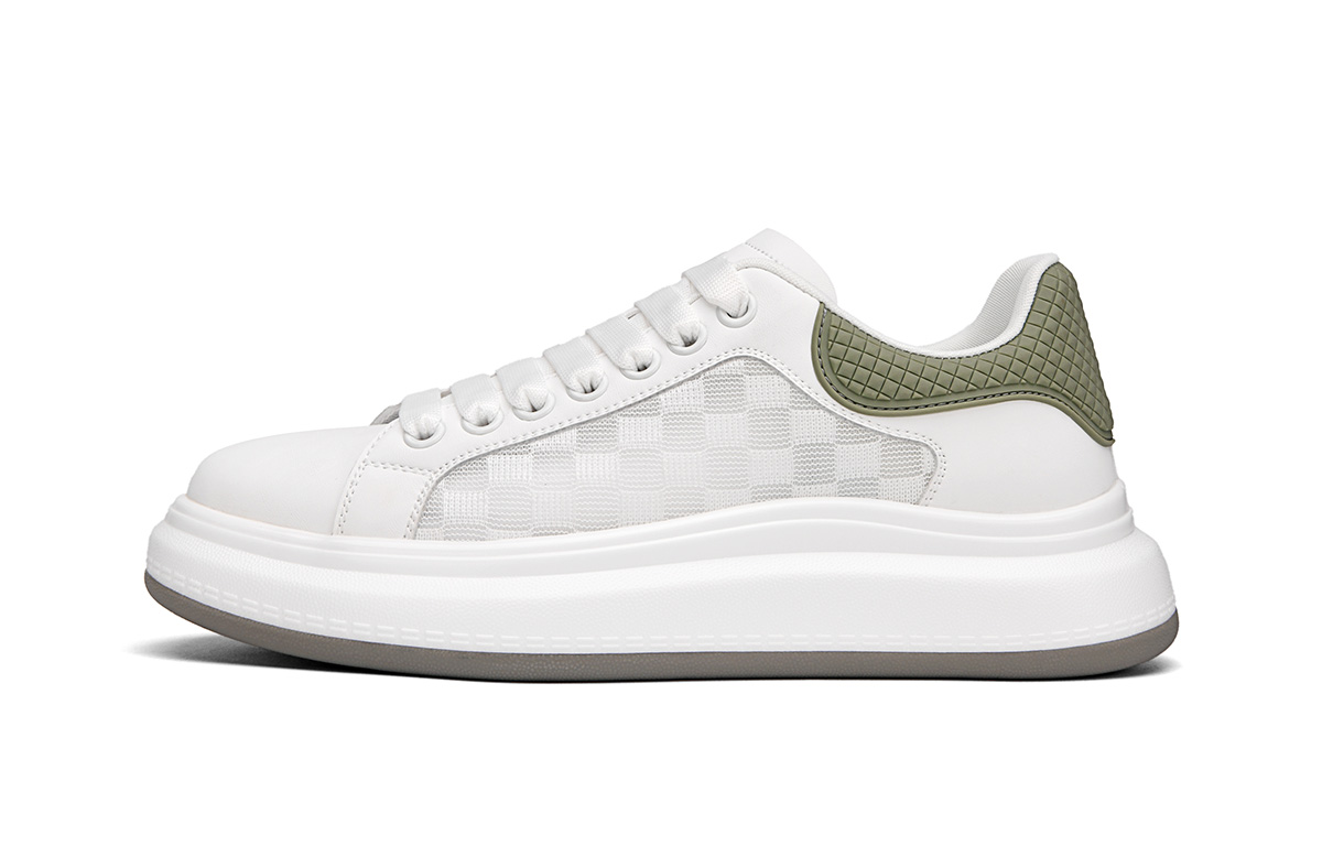 

HLA Низкие скейтерские кроссовки мужские бело-зеленые, цвет White Green