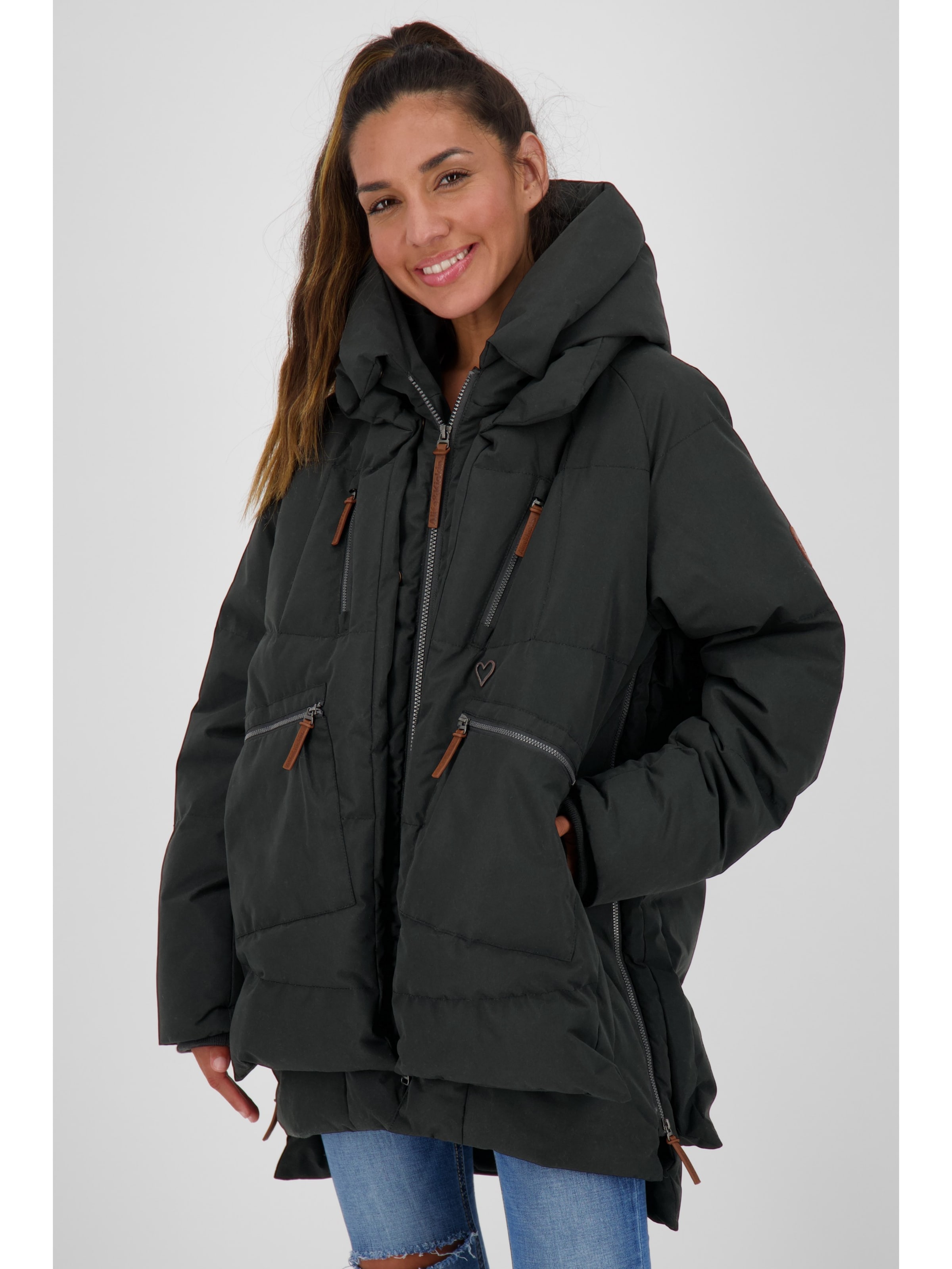 

Alife & kickin Зимняя куртка 'JuanitaAK' в черном цвете