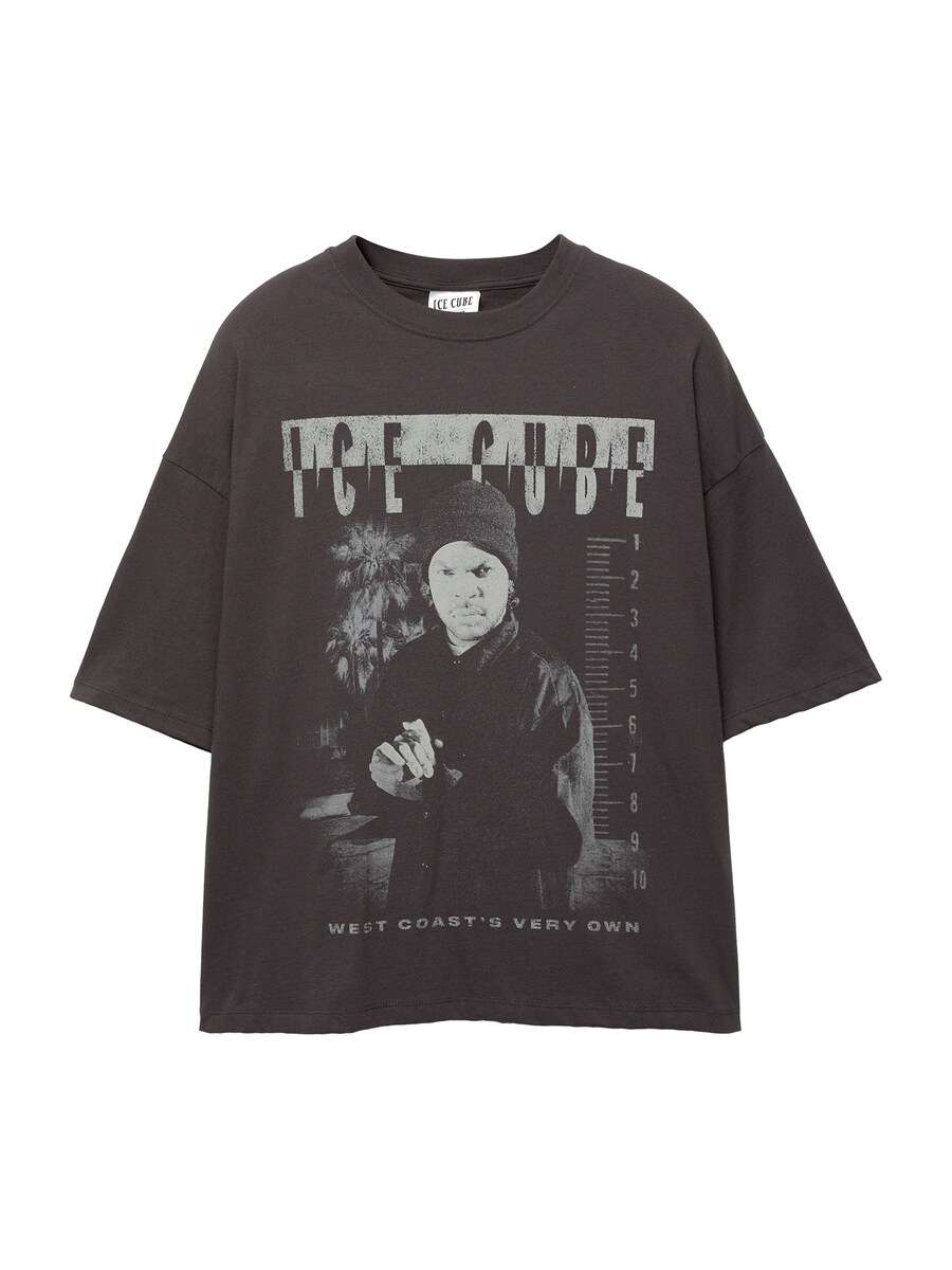 

Рубашка Pull&Bear ICE CUBE, цвет Anthracite/Light grey