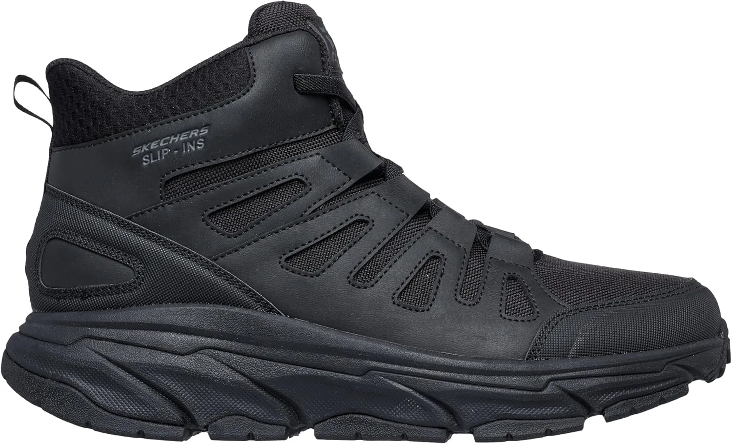 Мужские тактические военные ботинки Skechers 6 дюймов, черный — фото 2