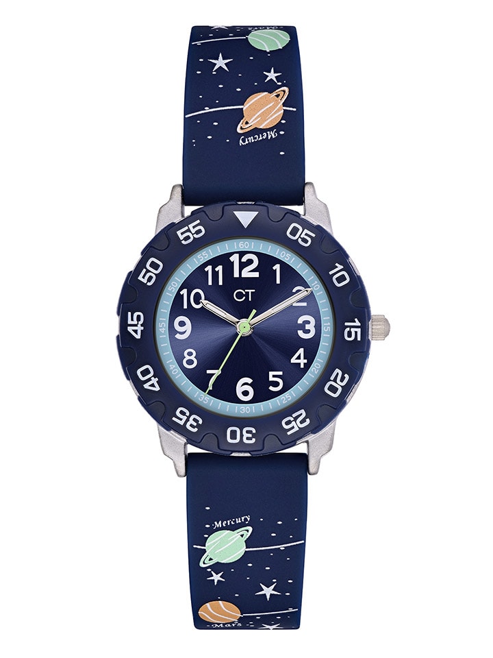 

Cool Time Кварцевые часы темно-синего цвета