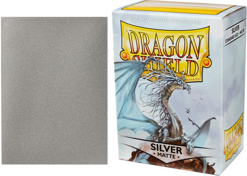 

Карточная игра Arcane Tinmen Dragon Shield Sleeves: Matte - Silver (100)