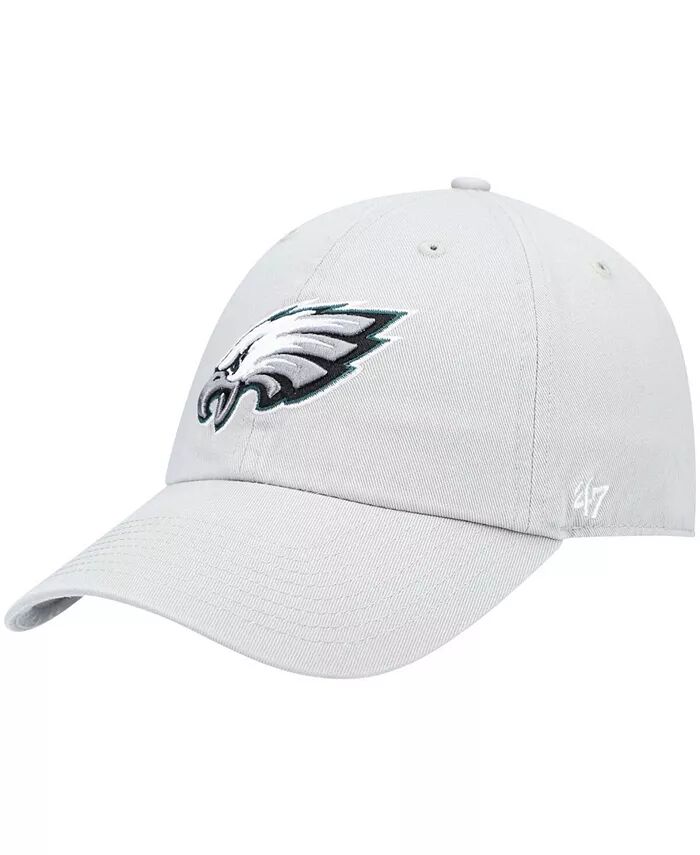 

Мужская серая кепка Philadelphia Eagles Clean Up Adjustable '47 Brand