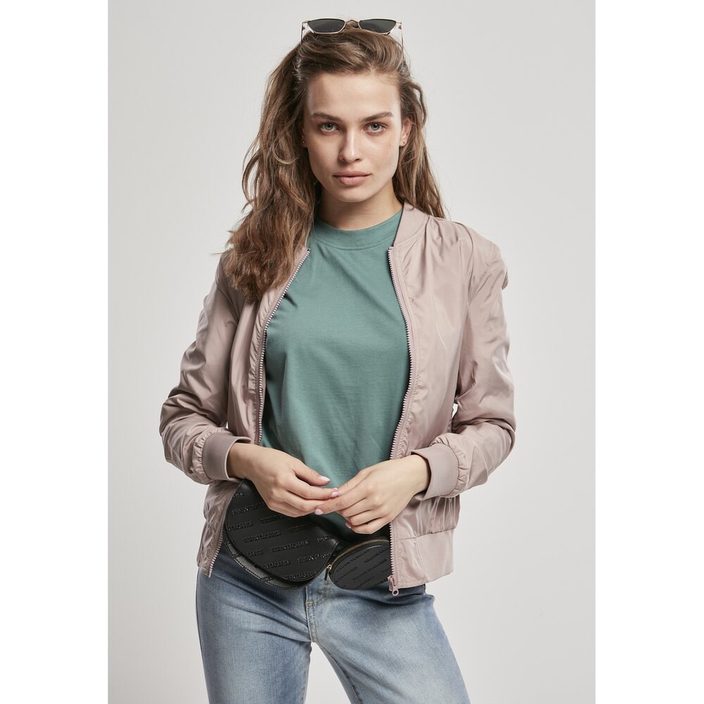 

Куртка Urban Classics Bombers, розовый