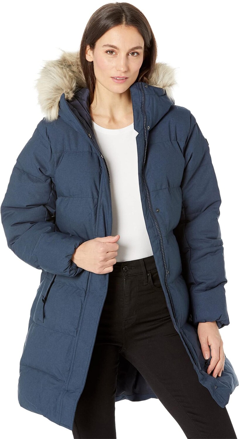 

Пуховая парка с цветочным узором Helly Hansen, темно-синий