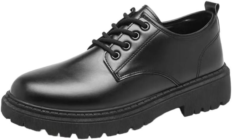 

Мужские черные деловые туфли Oxfords большого размера, с толстой подошвой, легкие, удобные, противоскользящие и износостойкие. Подходят как для работы, так и для официальных мероприятий Fmshi