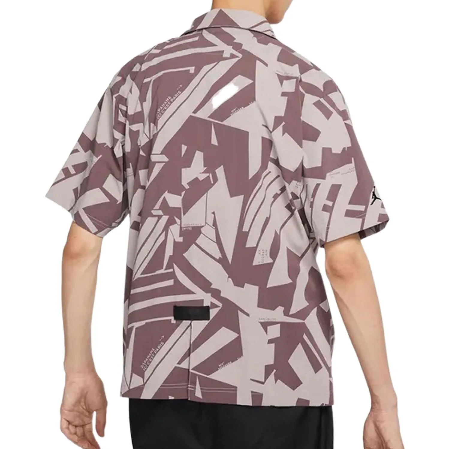 Jordan Рубашка Men's Pink Brown Lapel Moderate Others — фото 4