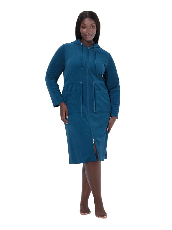 

Ulla Popken Халат цвета бензина