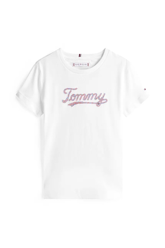 Хлопковая футболка Tommy Hilfiger, белый — фото 2