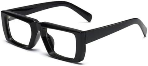 

Маленькие прямоугольные серебряные солнцезащитные очки для женщин, модные панк-очки, трендовые очки в стиле стимпанк для мужчин, винтажные зеленые очки MTZJH, C11-black-clear