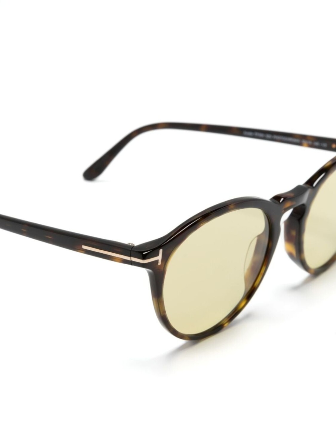 TOM FORD Eyewear солнцезащитные очки Arele черепаховой расцветки, коричневый — фото 3