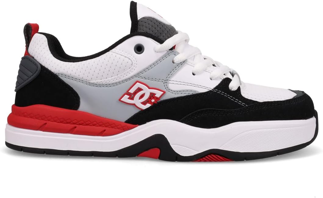 Мужские кроссовки DC Ascend на шнуровке Dc Shoes, белый/черный/серый — фото 2