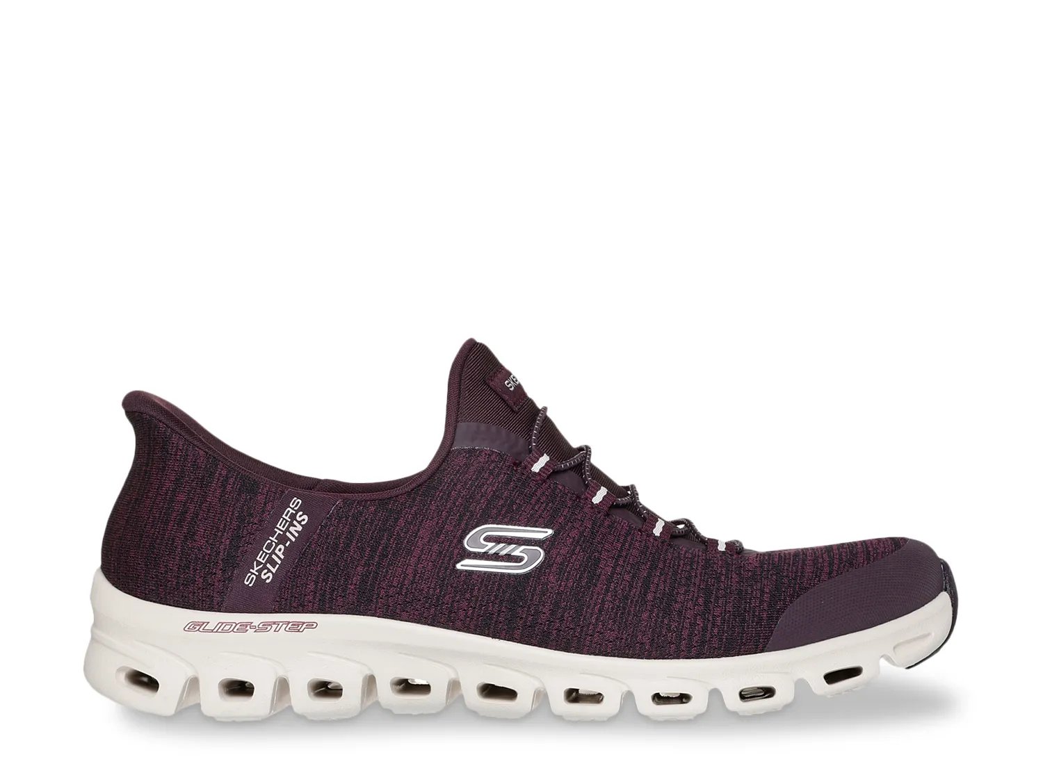 Кроссовки Skechers Hands Free Slip-ins: Glide Step Slip-On Sneaker - Women's, Deep Purple — фото 3