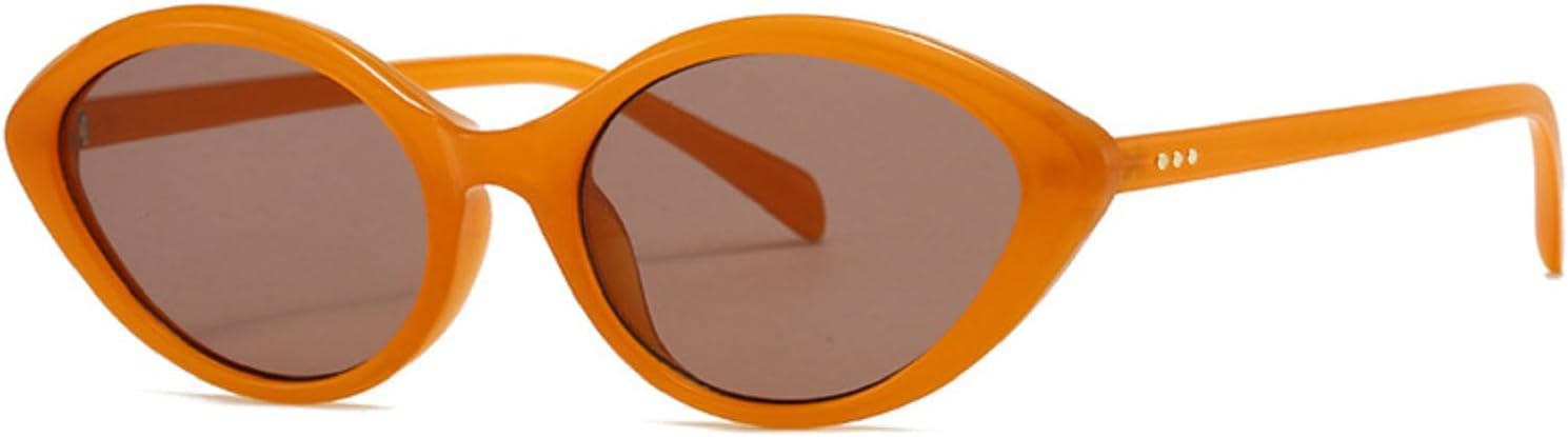 

Ретро-солнцезащитные очки «кошачий глаз» для женщин, винтажные очки с леопардовым принтом и зелеными линзами, роскошные солнцезащитные очки для мужчин с защитой от УФ-излучения UV400 Melrose, Orange