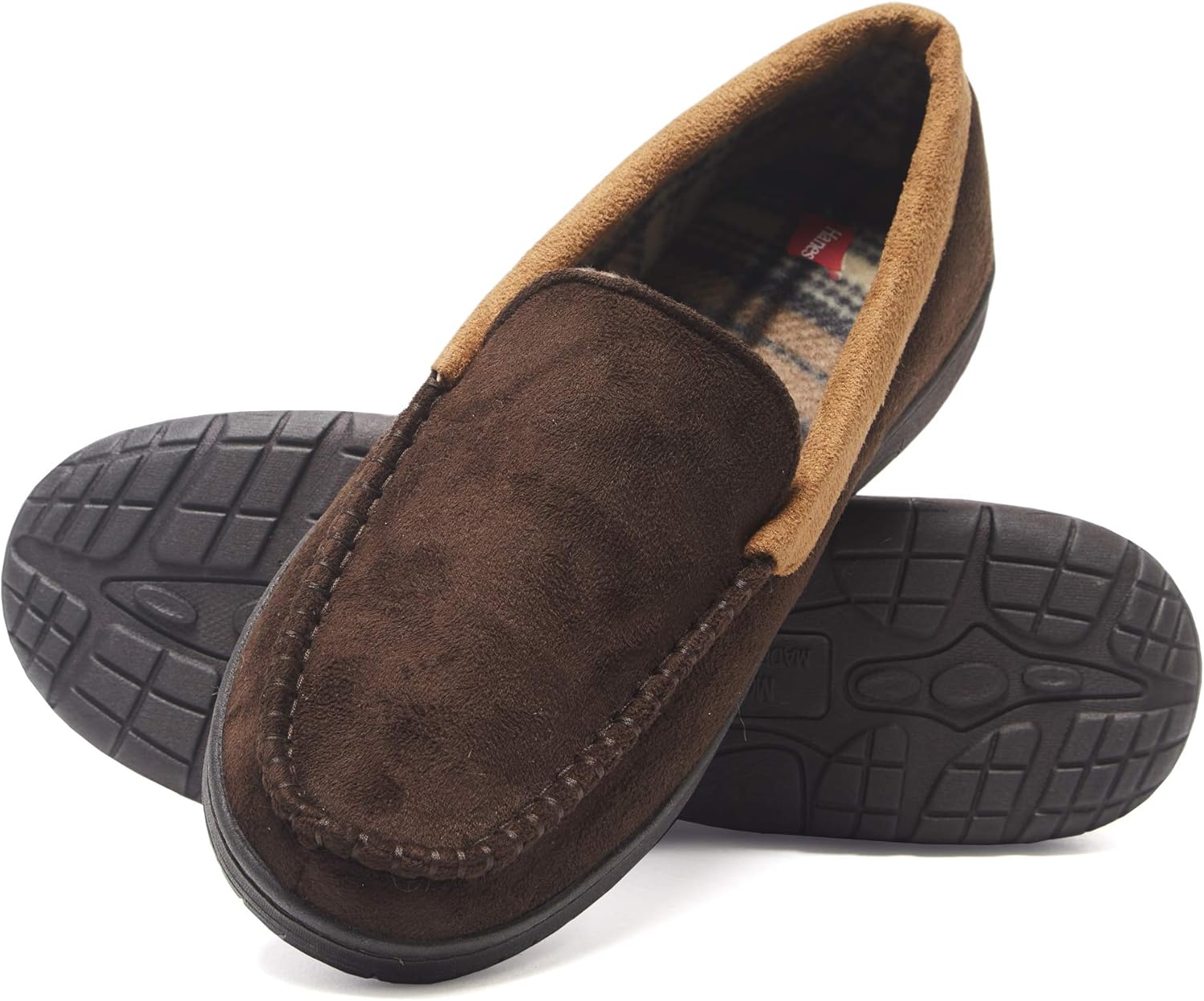 

Мужские текстурированные мокасины Hanes, коричневый