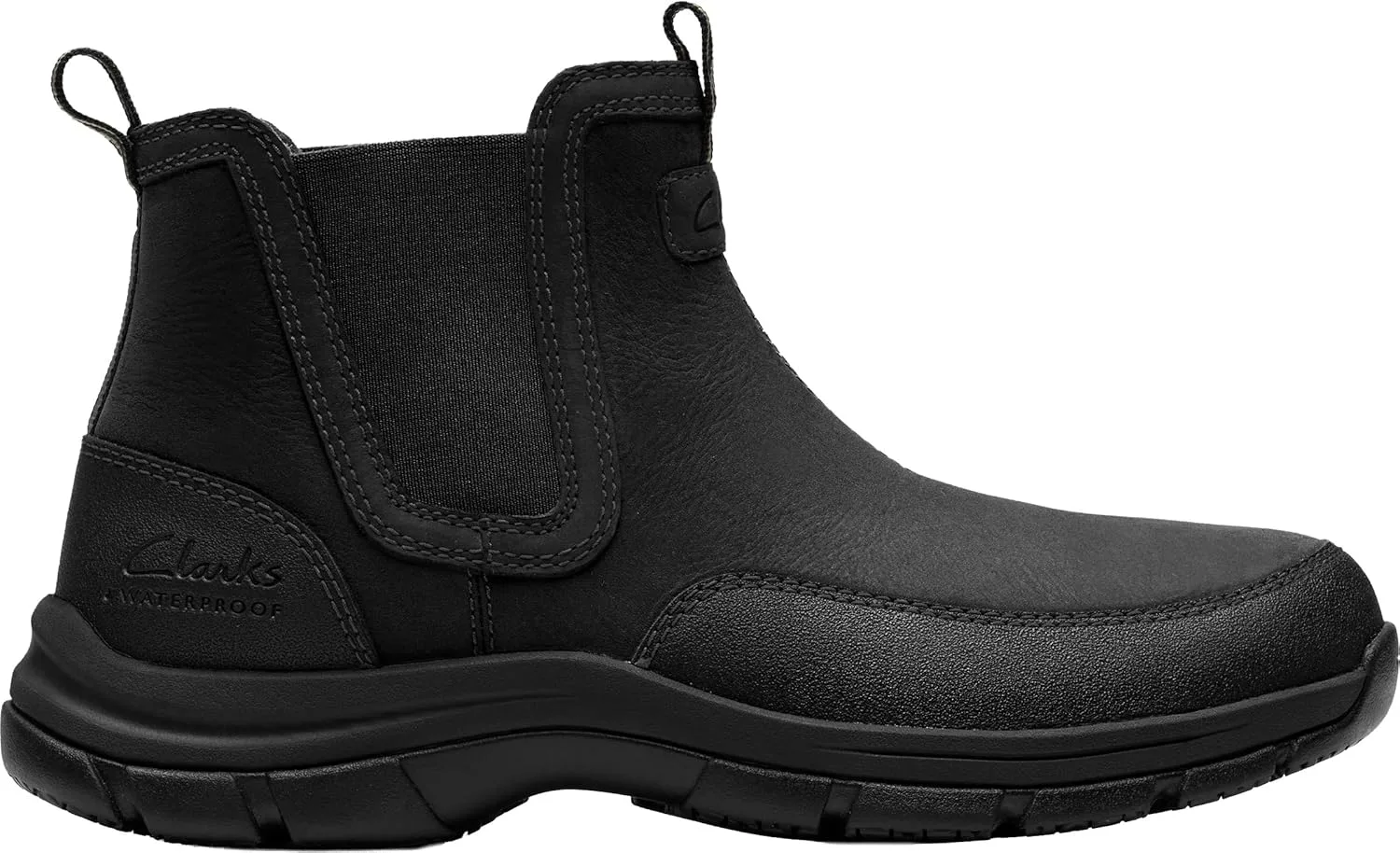 Ботинки челси Clarks Walpath Easy, черный — фото 4