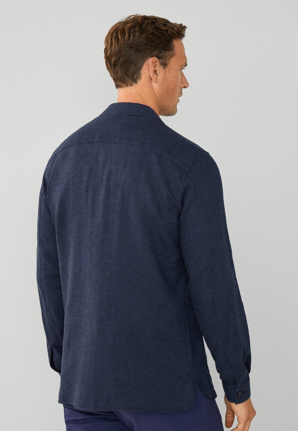 

Летняя куртка HERRINGBONE Hackett London, синий