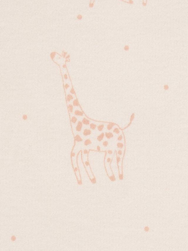 Комбинезон для сна с детским жирафом John Lewis, Bib and Giraffe Toy Gift Set — фото 3
