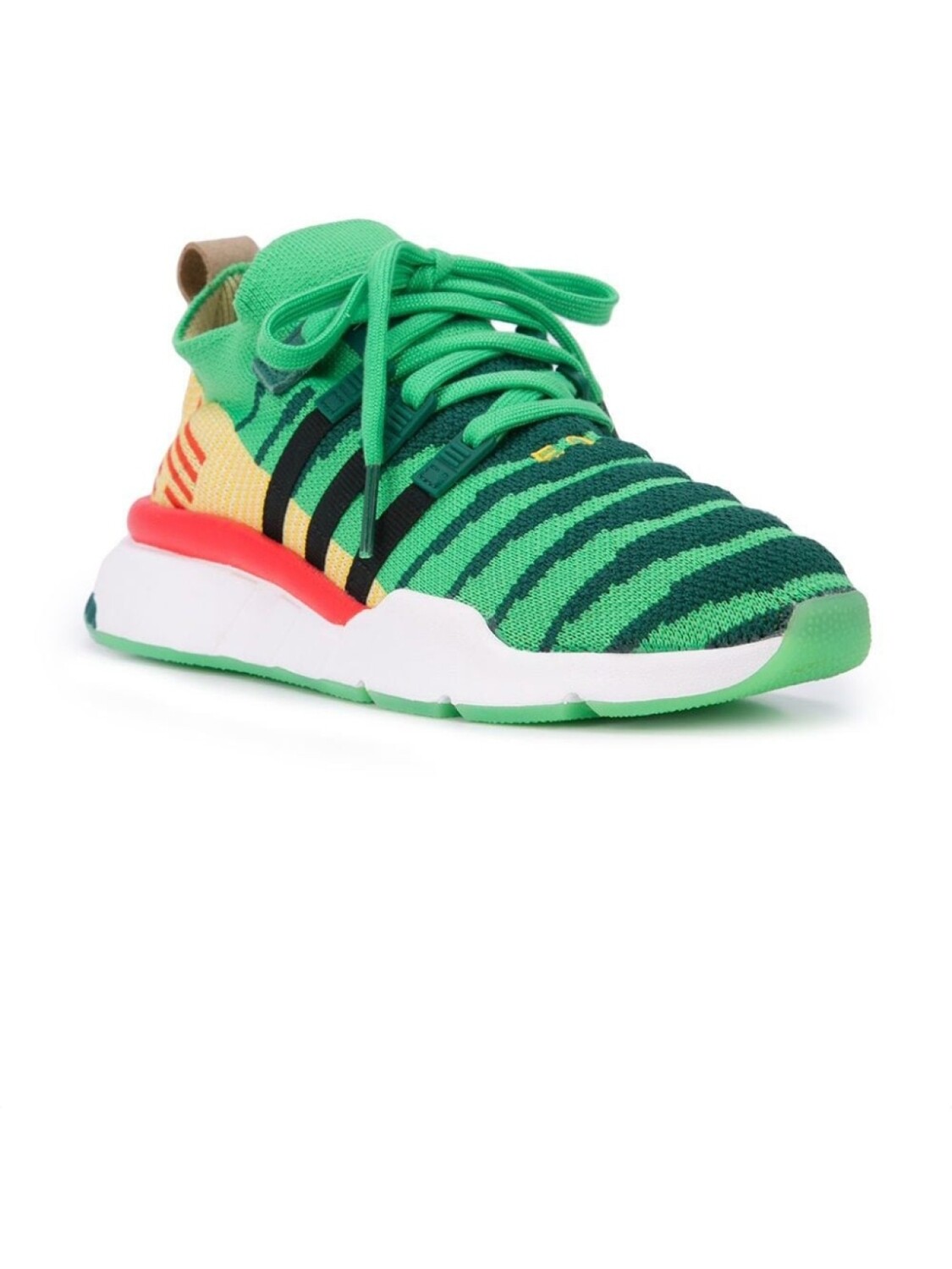 adidas кроссовки Dragonball Z EQT Support Mid ADV Primeknit, зеленый — фото 2