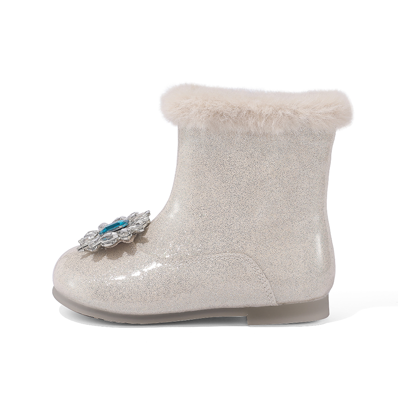 

ABC DOUKIDS Высокие детские ботинки для детей ABCdoukids, Apricot Fleece-Lined