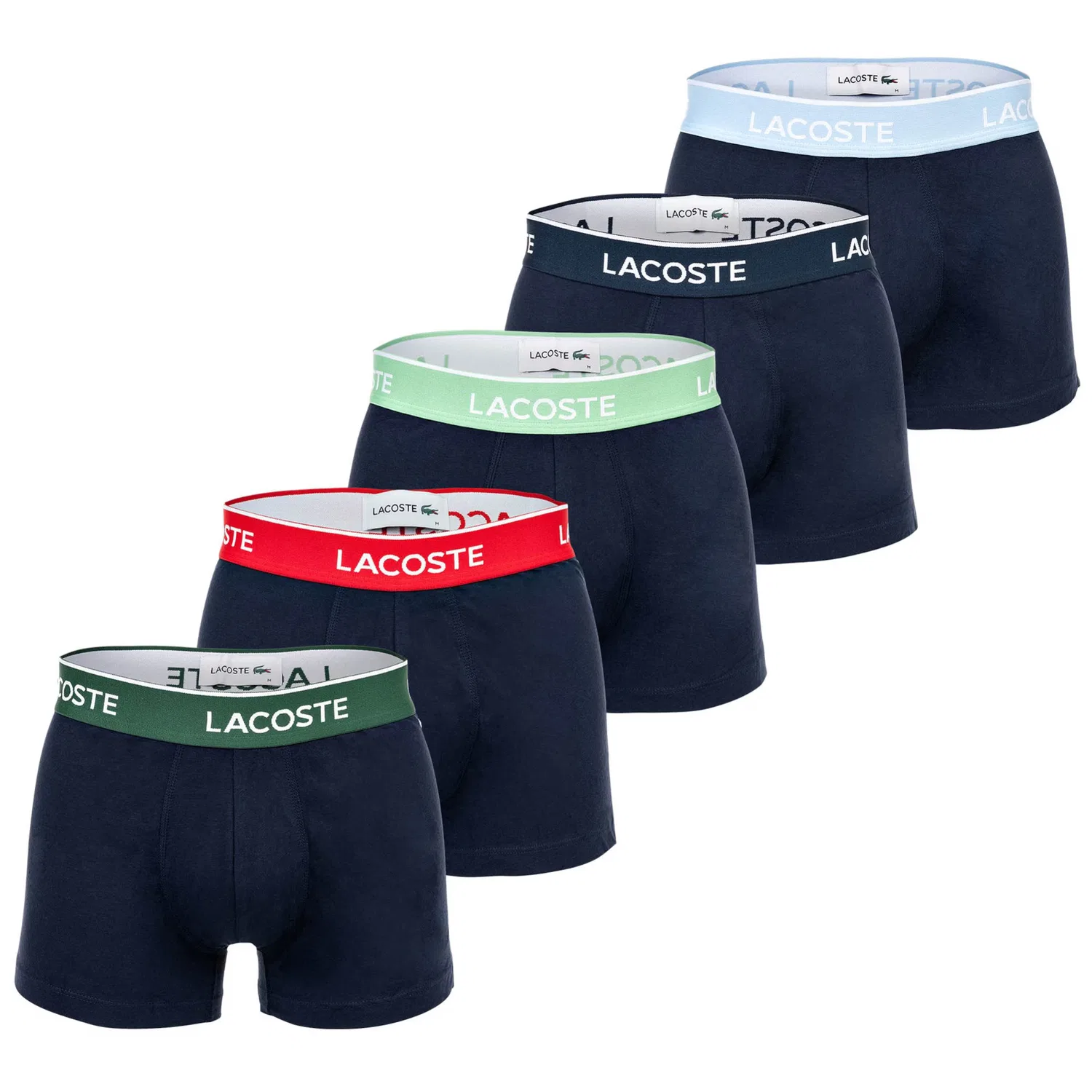 Боксеры Lacoste, Navy/Light Blue
