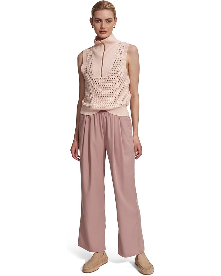 

Топ Varley Bains 1/2 Zip Tank, цвет Silver Peony