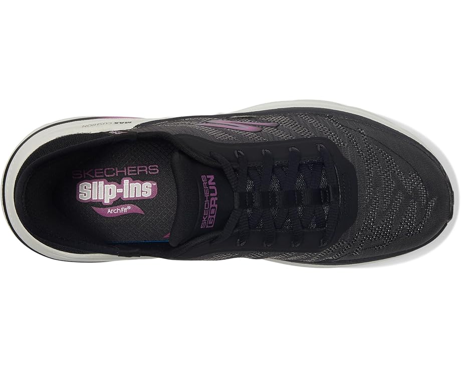 Кроссовки SKECHERS Max Cushioning Arch Fit 2.0 Adelphi Hands Free Slip-Ins, цвет Black/Lavender — фото 2